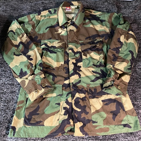 Propper Other - Vintage Y2K 2004 Propper Military BDU 4-Pocket Camouflage Coat